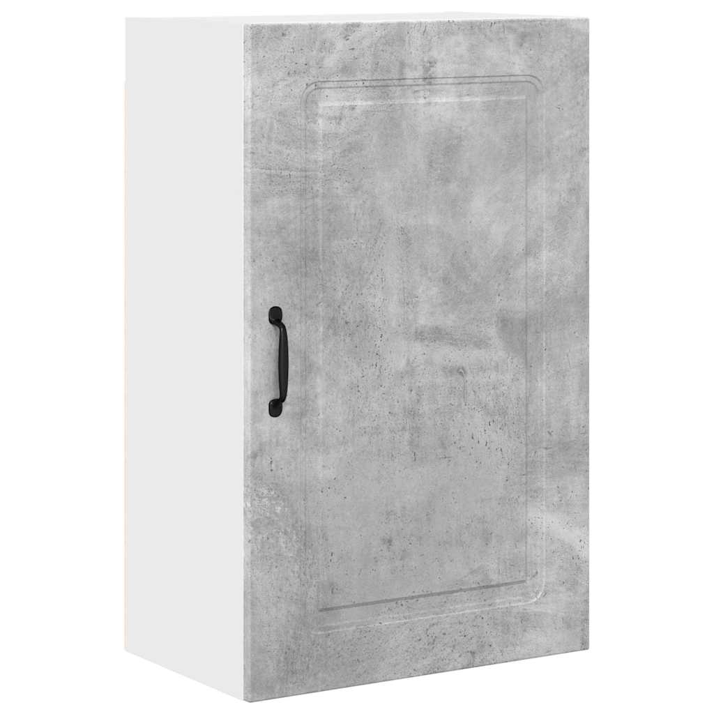 Kitchen Wall Cabinet with Shelf Concrete Grey 50 x 31 x 80 cm